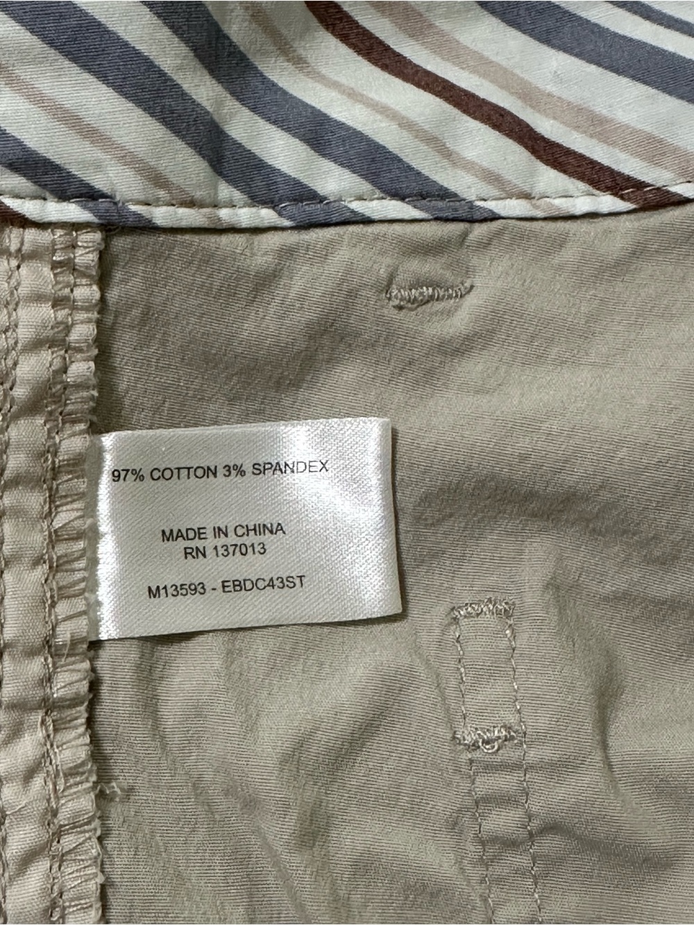 Eddie Bauer Light Beige Drawstring Chinos - Picture 3 of 7
